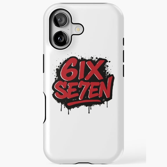 Trendy Six Seven Sport Number Meme Funny Retro Art iPhone 11 12 13 14 15 16 17 Pro Max Case
