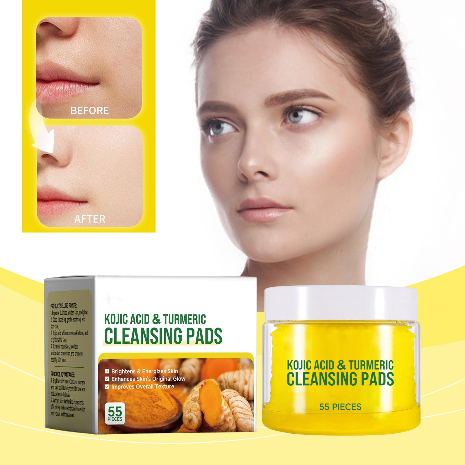 Trendy Skin Care Products 2024 Cleansing Pad Quercetin Cleansing Pad Improves Facial Dullness
