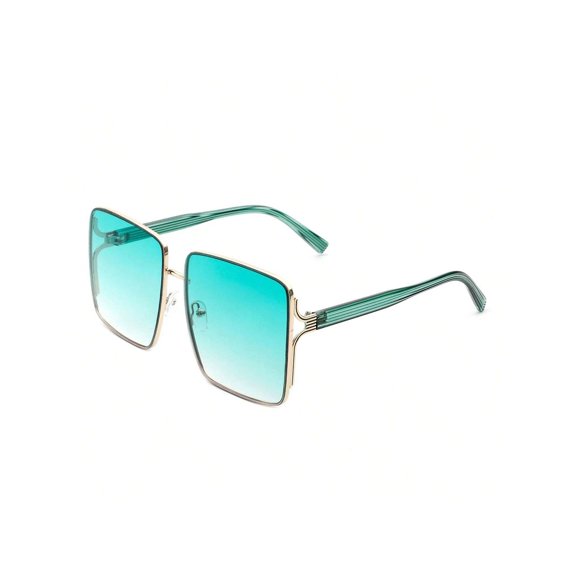 Trendy Square Sunglasses for Fashion Women, Retro Oversized Fashion Style Eyewear