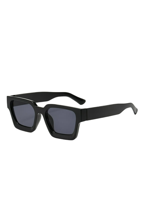 Trendy Square Sunglasses for Men Women Fashion Thick Rectangle Sun Glasses Shades Designer Style