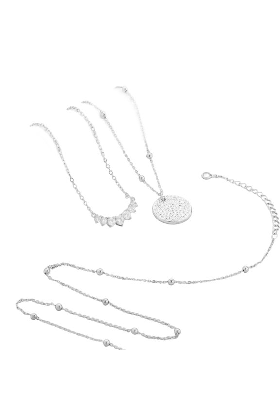 Trendy Stackable Chain Necklace for Women Handmade Layering Pendant Neckchain