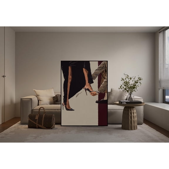 Trendy Statement Wall Art, Luxury Abstract Art Print, Modern Home Decor, Large Printable Wall Art (Unframed)