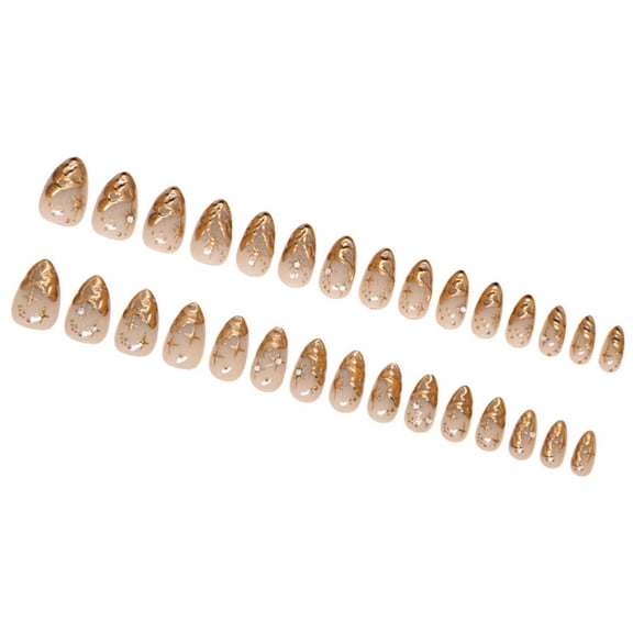 Trendy Stick on Nail with 3D Sun And Moon Designs Nail Accesories False Nail