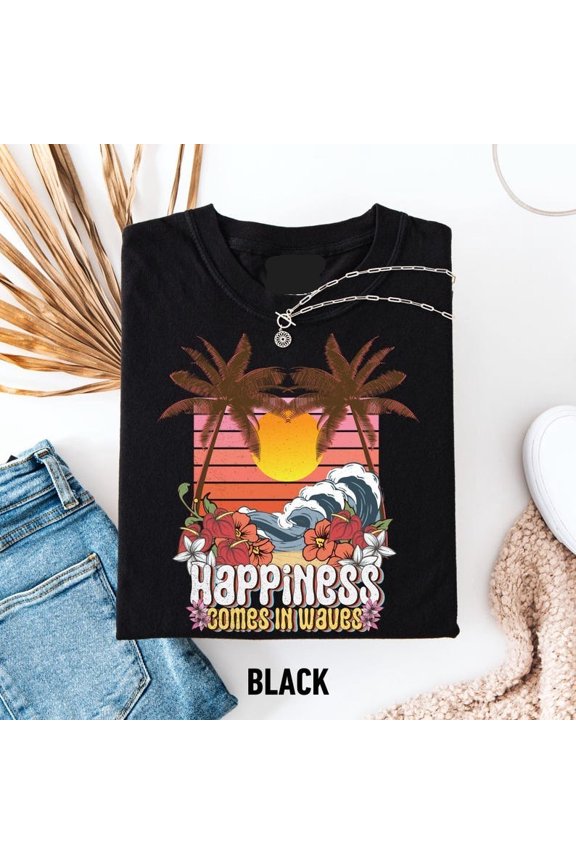 Trendy Summer TShirt, Hello Summer Graphic Tee, Cute Beach Shirt,