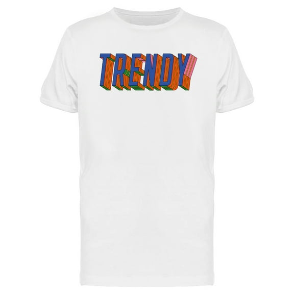 Trendy T-Shirt Men -Image by Shutterstock, Male Medium