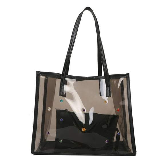 Trendy Transparent Handbag Suitable for Beach Trips Daily Commutesand Shopping