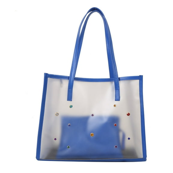 Trendy Transparent Handbag Suitable for Beach Trips Daily Commutesand Shopping