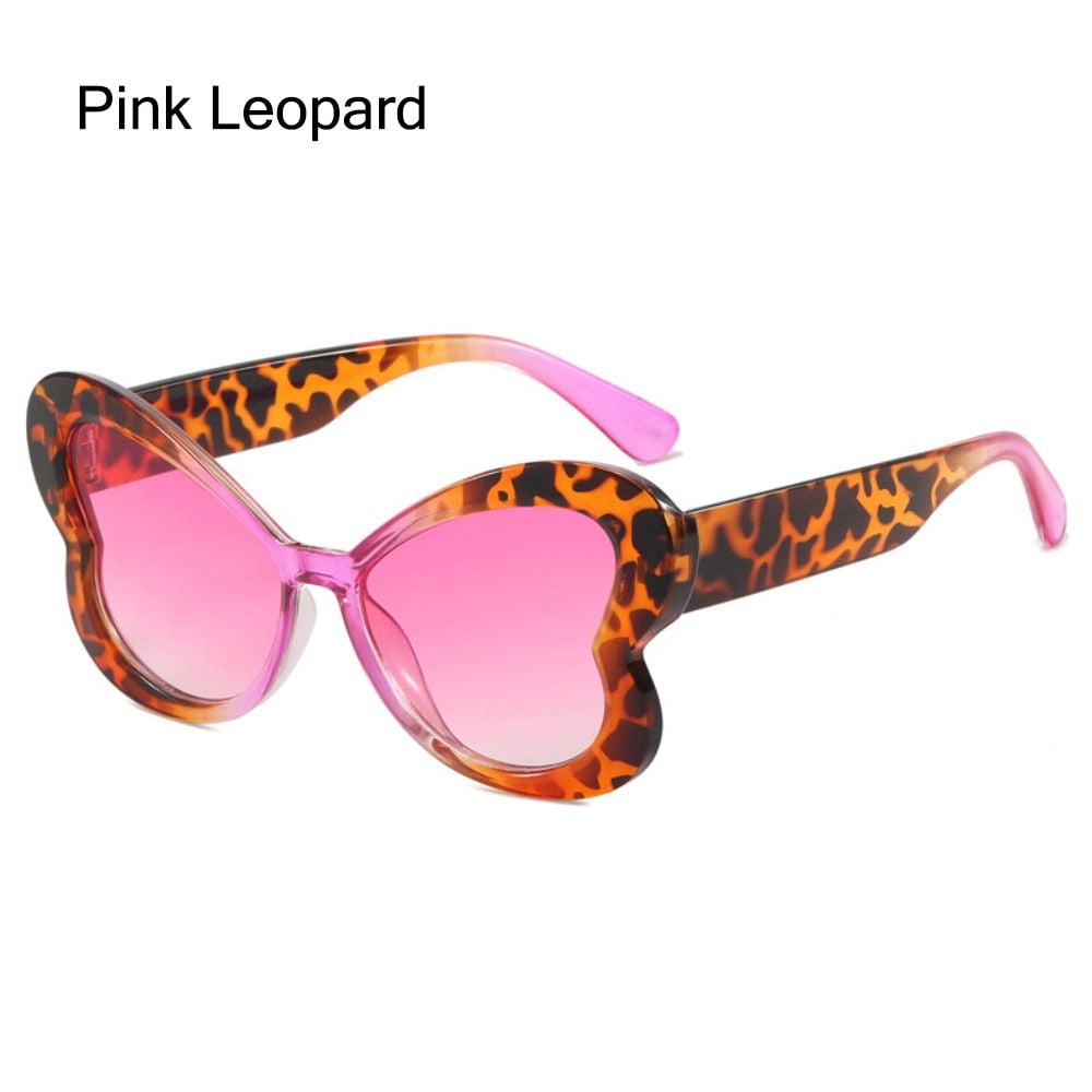 Trendy UV400 Gradient Colorful Butterfly Sunglasses Shades 