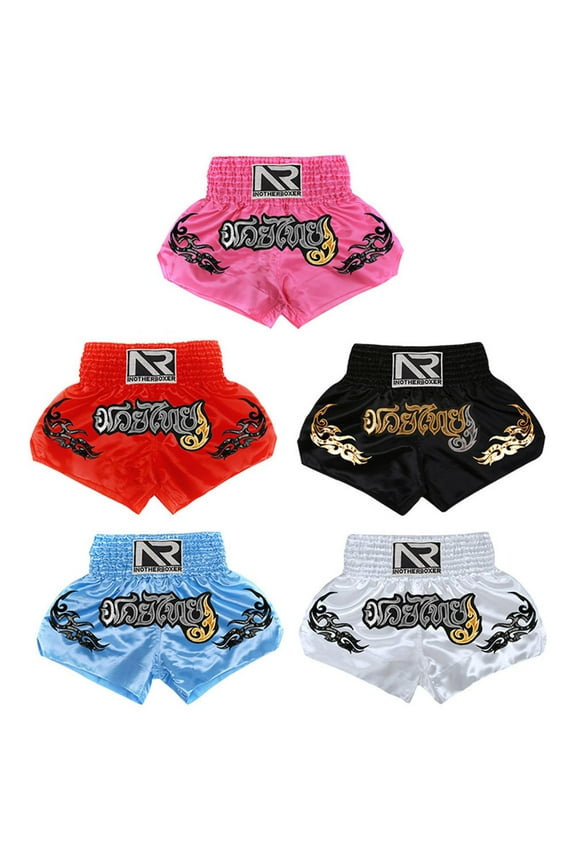 Trendy Unisex Boxing Shorts Perfect For Mma Muay Thai Training Routines M Black
