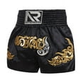 thumbnail image 1 of Trendy Unisex Boxing Shorts Perfect for mma Muay Thai Training Routines Xxxl Black, 1 of 9