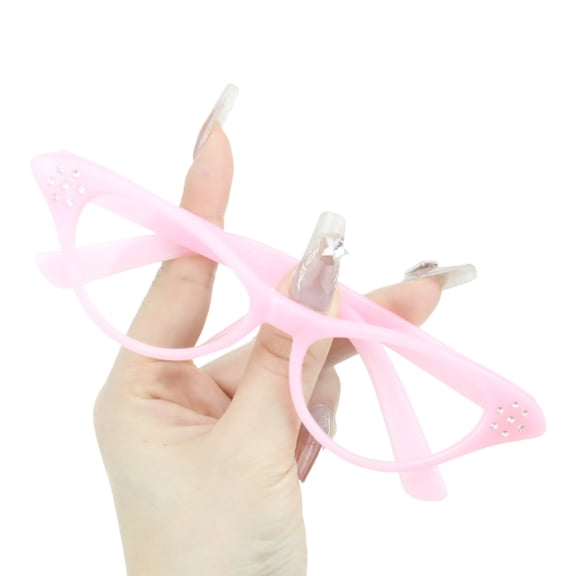 Trendy Unisex Glasses with Clear Lens for Stylish Lookings 80s Fashion Eyewears Clear Lens Glasses for Daily Use