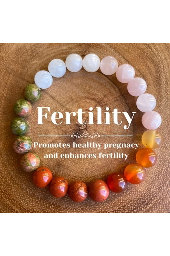 Trendy Vintage Fortune Nature Stone Bracelets Fashion Colorful Fertility Energy Beaded Bracelets Accessories Gifts