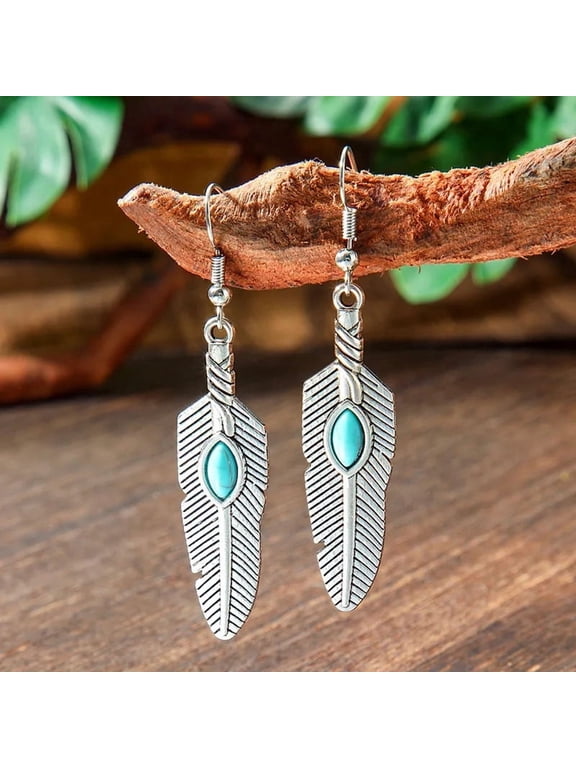 Trendy Vintage Geometric Drop Dangle Earrings Beads Boho Earrings