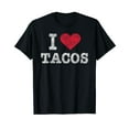 thumbnail image 1 of Trendy Vintage I Love Tacos Gift T-Shirt, 1 of 5