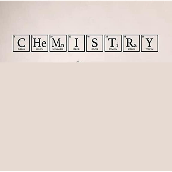 Trendy Wall Stickers Decal Vinyl Sticker Wall Decal Chemistry Decor Periodic Table of Elements for Home Decoration Bedroom Playroom or Classroom Art