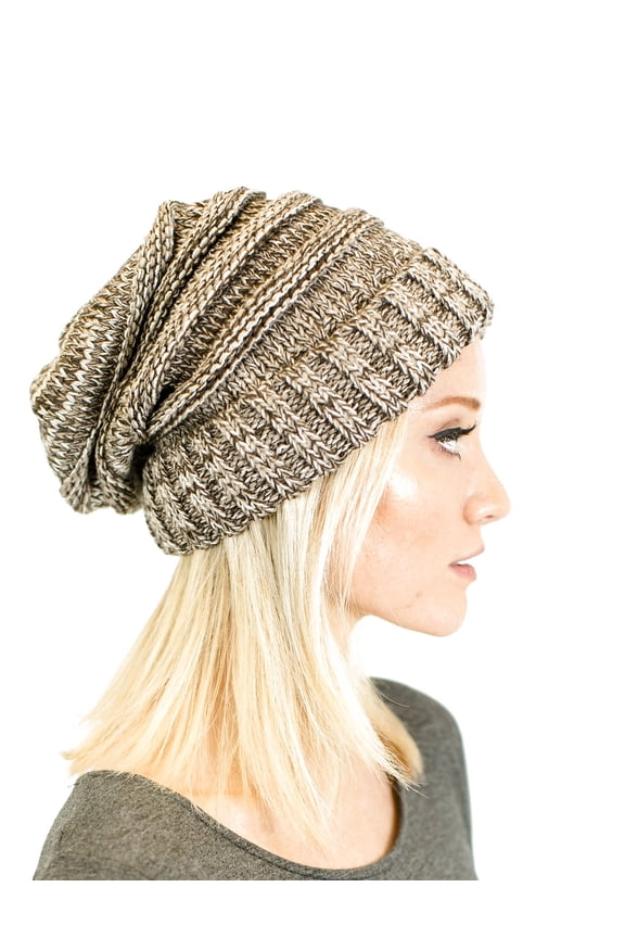 Trendy Warm Comfortable Soft Knit Oversized Slouchy Unisex Beanies
