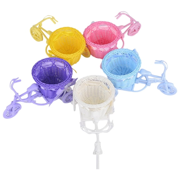 Trendy Weave Basket Durable and Handy Storage Containers Holder Basket Perfect for Artificial Flower Display and Storage