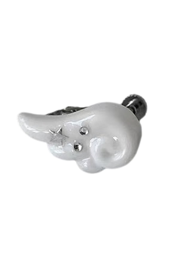 Trendy Wing Ear Clip Not Piercing Earring Angel Wing Ear Cuff Suitable for Youth