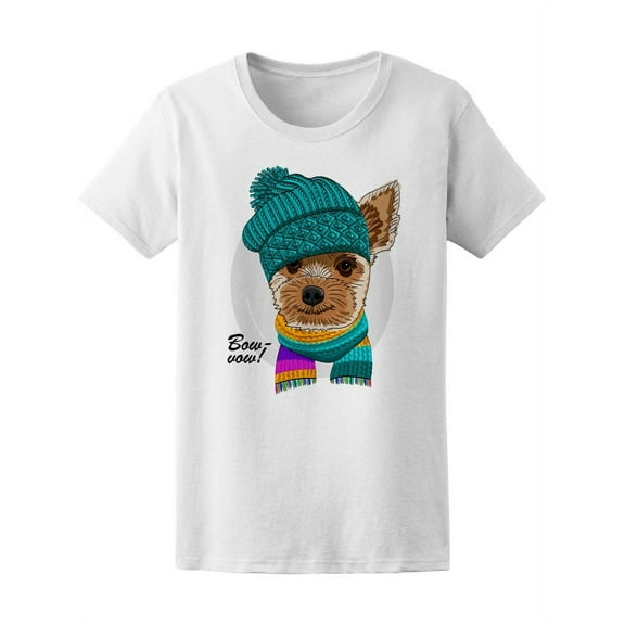 Trendy Winter Yorkshire With Hat T-Shirt Women -Image by Shutterstock, Female XX-Large