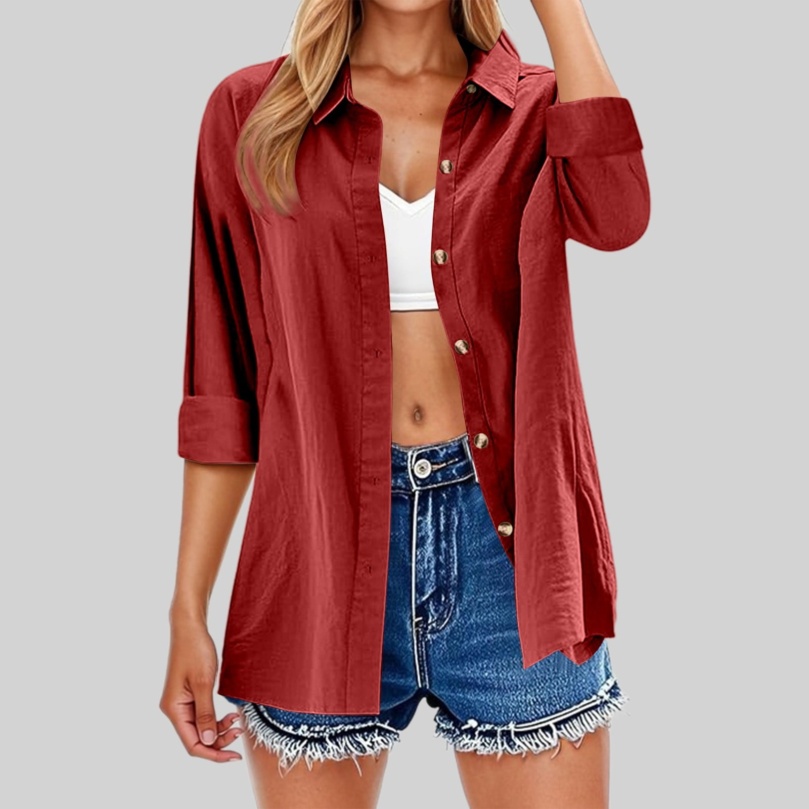 Casual Thin Cardigan Long Shirt