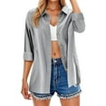 thumbnail image 1 of Trendy Women’s Casual Long Sleeve Cardigan Shirts For Everyday Wear For Spring Summer And Fall Ideal For Pairing With Jeans And Relaxed Pants, 1 of 5
