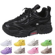 Trendy Womens Chunky Platform Sneakers   Sleek Pointed Toe Design with Height-Increasing Sole, Ultra-Cushioned Comfort for Fashionable Casual Wear,36