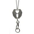 thumbnail image 1 of Trendy Women's Fashion Lanyard 34" Long, Made in USA, Chain Lanyard, for Keys, Badge Holder, Keys. (Angel Wings), 1 of 7