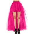thumbnail image 1 of Trendy Women's Half Skirt Mesh Tutu Dress Stylish Front Short Back Long Design for Any Occasion, 1 of 4