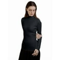 thumbnail image 1 of Trendy Women's Semi-turtleneck Long Sleeve Tops Fall Fashion Basic Thermal Underwear Soft Sweater for women Winter Clothes 2025 by DingJoo, 1 of 6
