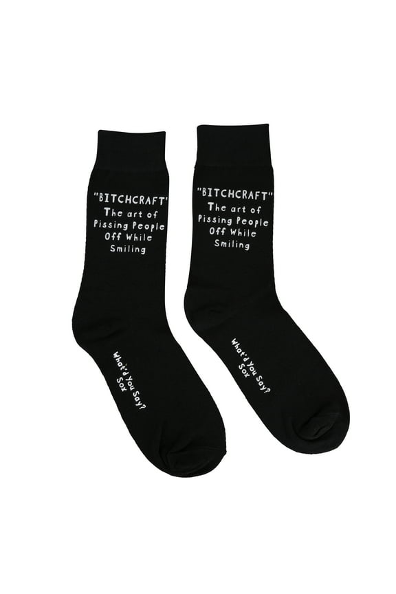 Funny Novelty Socks, Fun Cool Crazy Socks With Funny Quotes, Unisex Crew Socks, One Size Fits Most, Gift for Birthday, Bachelor Party, Anniversary, Wedding, Baby Shower