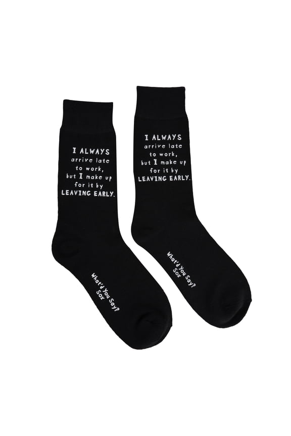 Funny Novelty Socks, Fun Cool Crazy Socks With Funny Quotes, Unisex Crew Socks, One Size Fits Most, Gift for Birthday, Bachelor Party, Anniversary, Wedding, Baby Shower