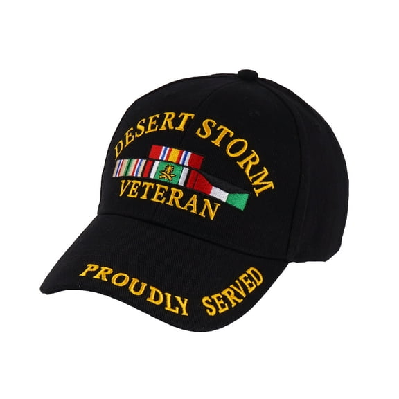 Trendy Zone 21 Veteran Desert Storm Cap | Officially Licensed Caps | Stylish Headwear for Veterans Stylish 100% Cotton Baseball Hat