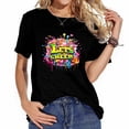 thumbnail image 1 of Trendy and Stylish: Women's Printed Vegan T-Shirt, 1 of 3
