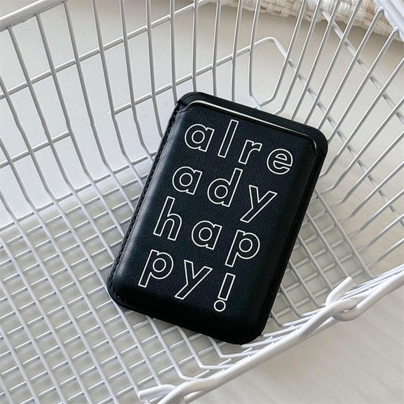 Trendy letter wallet card holder accessories for MagSafe magnetic wireless charge case for iPhone 15 14 Korea card holder wallet