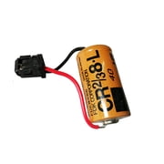 TrendyChic 1-Pack CR2/3 8.L 3V 2000mAh Non Rechargeable Lithium Battery Compatible for CR2/3 8.L 3V PLC Lithium Battery FDK CR2/38.L with Black Head