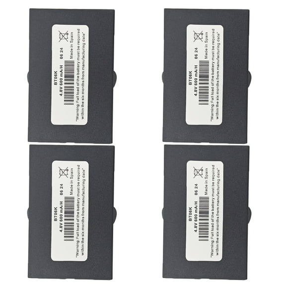 TrendyChic (4-Pack) BT06K Ni-MH Battery 4.8V 600mAh Rechargeable Battery Replacement for 2303692, fit Part Number 2303692, BT06K