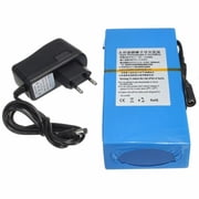 TrendyChic Portable DC 12V Rechargeable Lithium-ion Batteries Pack Blue with Charger 12V for Video Cameras, Bluetooth Devices, CD Players, MD Players,Portable DVD