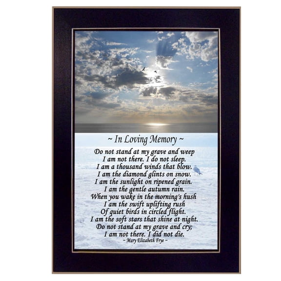 TrendyDecor4U In Loving Memory Printed Wall Art ME38-712