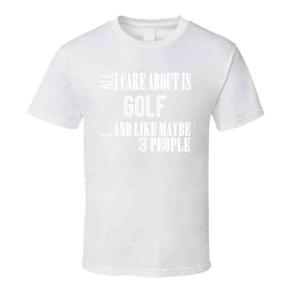 TrendyTees Funny Golf T-Shirt for Men, 2XL, White