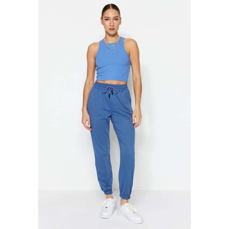 Trendyol Women Basic Regular Waist Skinny Fit Jogger Tracksuit Bottom Walmart