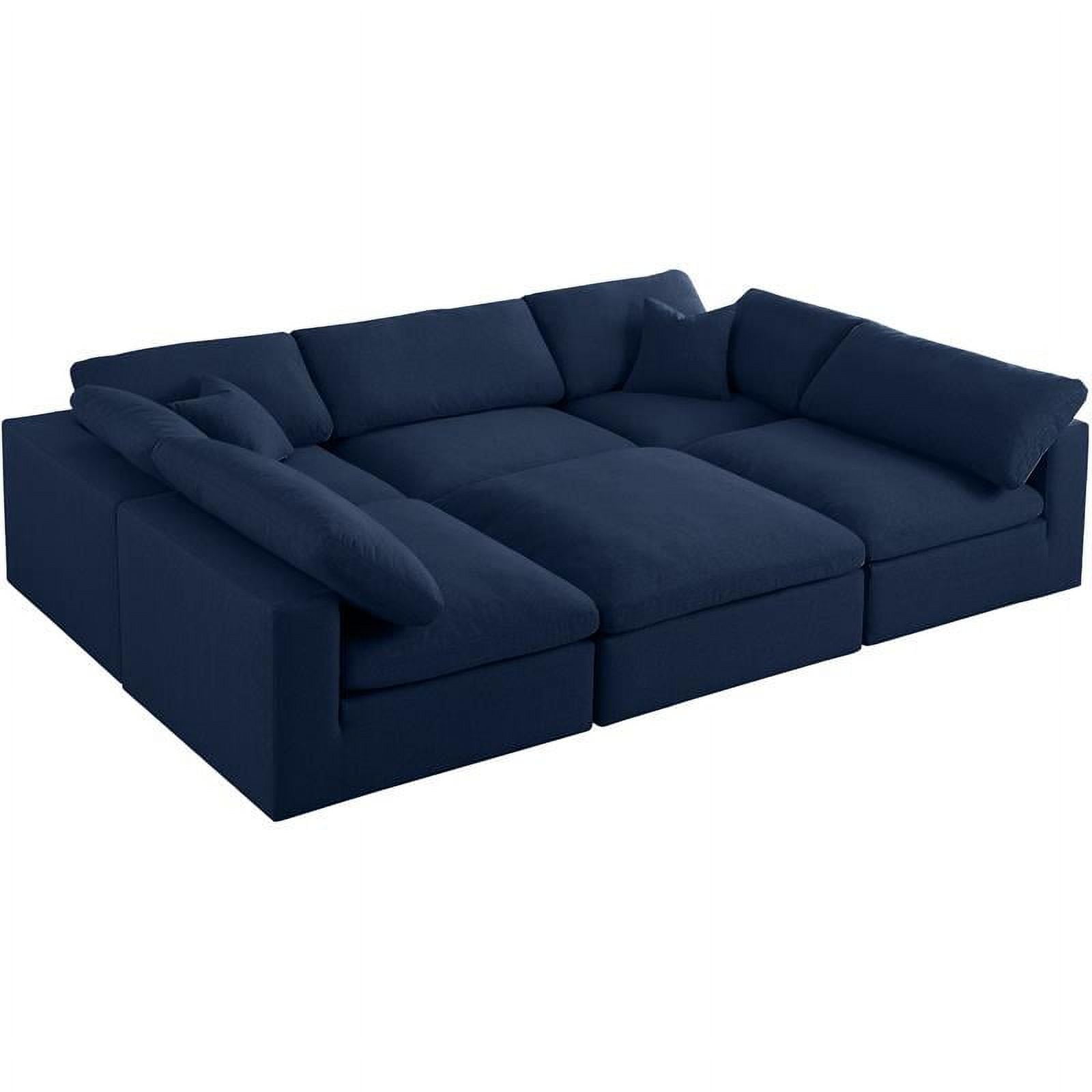 Navy modular sectional deals