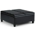 thumbnail image 1 of Trent Home Storage Coffee Table Ottoman in Midnight Black, 1 of 4