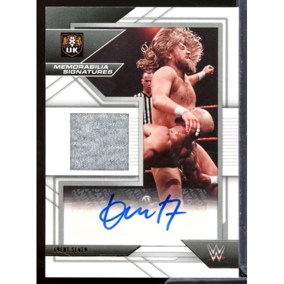 Trent Seven Card 2022 Panini WWE NXT Memorabilia Signatures #MSYSV