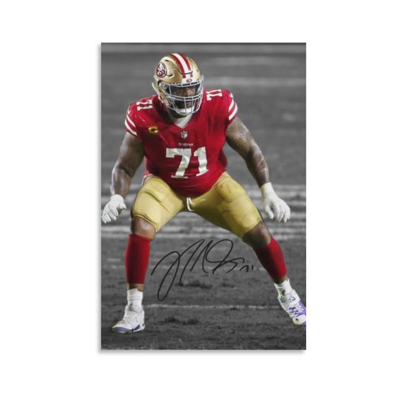 Trent Williams Canvas Poster Wall Art Poster Gifts Bedroom Prints Home Decor Hanging Picture Canvas Painting Posters 12x18inch(30x45cm)