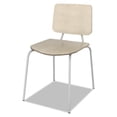 thumbnail image 1 of Linea Italia Trento Line Sienna Stacking Wood Chair, Oatmeal, Stacks 6 High, 2/Carton, 1 of 3