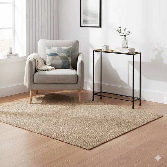 Trenton Antique Bronze Metal Side Table with Removable Tray Top, Space-Saving Slender Accent Table (Fully Assembled)