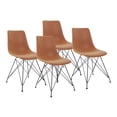 thumbnail image 1 of Trenton Chair 4/CTN in Sand Faux Leather, 1 of 12