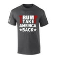 thumbnail image 1 of Trenz Shirt Company 2024 Trump Take America Back Mens Graphic T-Shirt-Heather Grey-6xl, 1 of 1