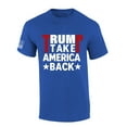 thumbnail image 1 of Trenz Shirt Company 2024 Trump Take America Back Mens Graphic T-Shirt-Heather Royal-medium, 1 of 1