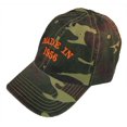 thumbnail image 1 of Trenz Shirt Company 60th Birthday Gift 'Made in 1956' Embroidered Adjustable Fastening Strap Back Hat-Camo, 1 of 4